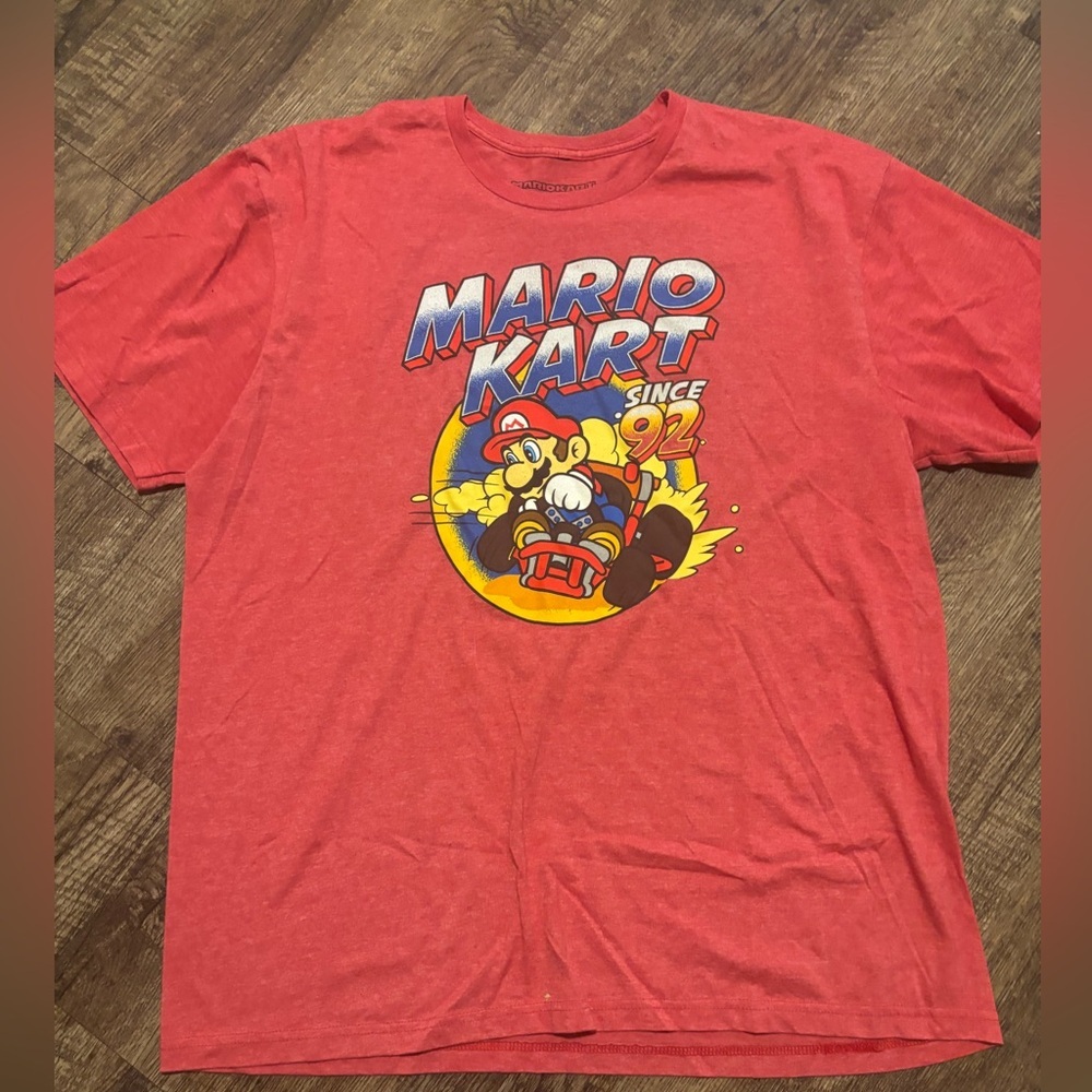 Mario Kart Red Graphic Tee